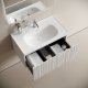 Тумба подвесная Sancos Код (Code) CD80W 80 см белый