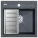 Комплект Paulmark: мойка Stepia 50 и коландер Advance PM115051-DG+A375-BS графит/брашированная нержавеющая сталь Комплект Paulmark: мойка Stepia 50 и коландер Advance PM115051-DG+A375-BS графит/брашированная нержавеющая сталь