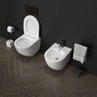 Биде подвесное Ceramica Nova Forma CN3010 белый Биде подвесное Ceramica Nova Forma CN3010 белый