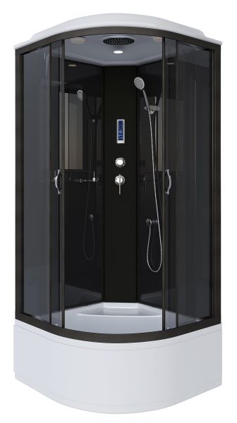 Душевая кабина Niagara NG-6508-14P 90x90см чёрный/тонированное