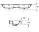 Раковина двойная Jacob Delafon 120см EXVA112-00
