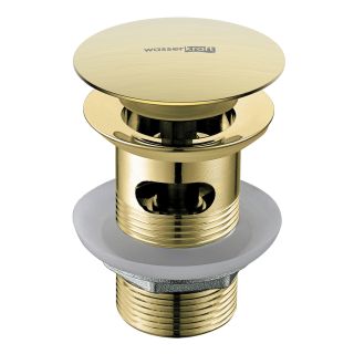 Донный клапан WasserKRAFT A024BG золото матовое