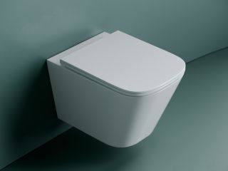 Унитаз подвесной Ceramicanova Союз (Union) CN4009T безободковый торнадо белый