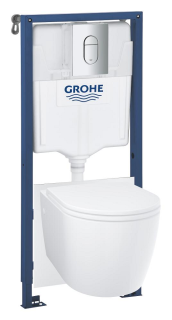 Комплект инсталляции Grohe Rapid SL 103849SH00 с подвесным унитазом Bau и сиденьем