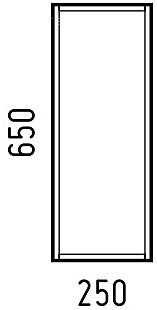 Шкаф Corozo Гольф 25см антик SD-00000364