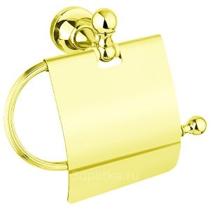 Держатель для туалетной бумаги, золото Cezares OLIMP-TRH-03/24-M