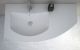 Акриловая раковина Solid Surface, левосторонняя Cezares 91x49 Bianco Soho 50225 Акриловая раковина Solid Surface, левосторонняя Cezares 91x49 Bianco Soho 50225
