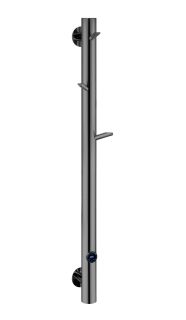 Полотенцесушитель электрический Boheme Oak 724-SGM 20x150 см оружейная сталь глянец Полотенцесушитель электрический Boheme Oak 724-SGM 20x150 см оружейная сталь глянец
