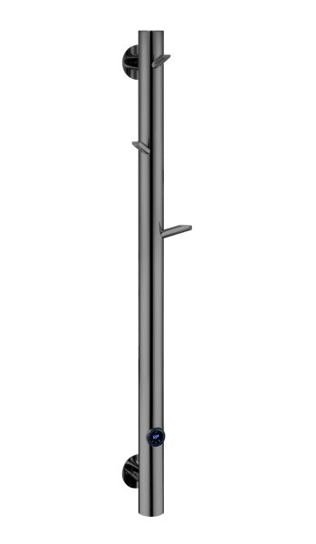 Полотенцесушитель электрический Boheme Oak 724-SGM 20x150 см оружейная сталь глянец Полотенцесушитель электрический Boheme Oak 724-SGM 20x150 см оружейная сталь глянец