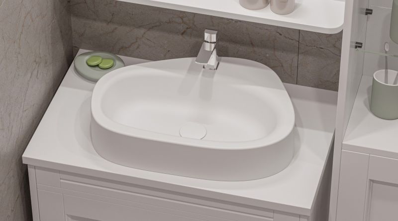 Раковина Whitecross Moonstone D 0730.050035.200 50см белый матовый
