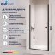 Душевая дверь RGW PA-03B NEW 54080306-14 60 см профиль чёрный стекло прозрачное