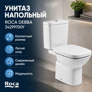 Чаша напольного унитаза Roca Debba 34299700Y