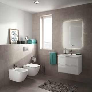 Чаша подвесного унитаза Ideal Standard Tesi (T355101) безободковый, с микролифтом Чаша подвесного унитаза Ideal Standard Tesi (T355101) безободковый, с микролифтом