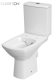 Унитаз Cersanit Carina New Clean On S-KO-CAR011-3/5-COn-S-DL-w SLIM с микролифтом
