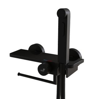 Гигиенический душ со смесителем RGW SP-220B 581408220-04 чёрный