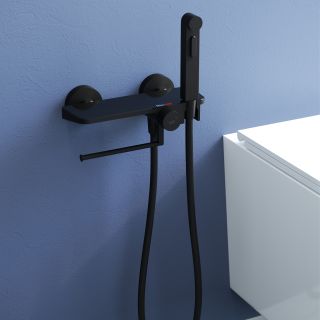 Гигиенический душ со смесителем RGW SP-220B 581408220-04 чёрный