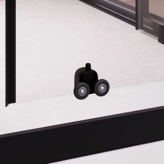 Душевой уголок RGW PA-030B 3508103077-14 70x70 см профиль чёрный стекло прозрачное