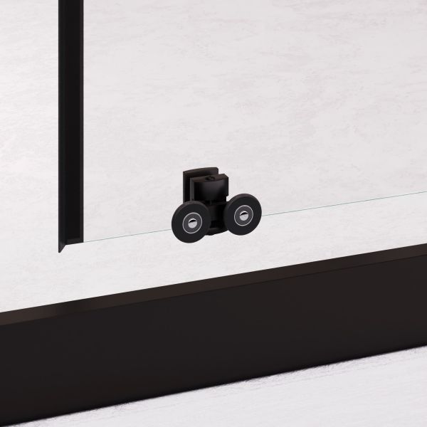 Душевой уголок RGW PA-74B PA-14B + Z-050-2B 410874118-14 110x80 см профиль чёрный стекло прозрачное