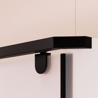 Душевой уголок RGW PA-081B 35088100-24 100x100 см профиль чёрный стекло матовое-сатинат