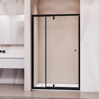 Душевая дверь RGW PA-02B NEW 41080200-14 100 см профиль чёрный стекло прозрачное