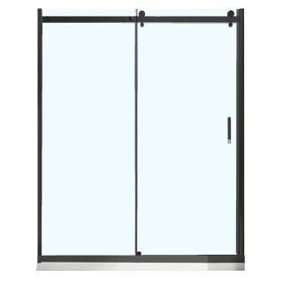 Душевая дверь Azario Bern AZ-733-170-BM-CL 170 см профиль чёрный матовый стекло прозрачное