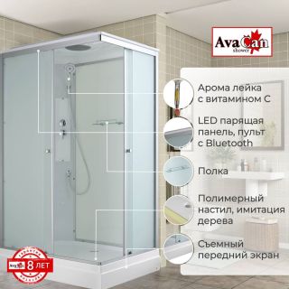 Душевая кабина Avacan CK2810 100x80 см хром