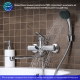 Смеситель для ванны с душем РМС SL141-006E хром