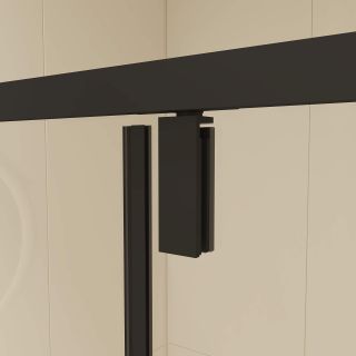 Душевой уголок RGW CL-046B 350904609-24 100x90 см профиль чёрный стекло матовое-сатинат