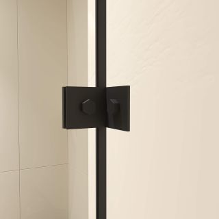 Душевой уголок RGW CL-046B 350904697-14 90x70 см профиль чёрный стекло прозрачное