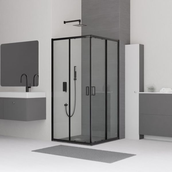 Душевой уголок RGW CL-34B 32093400-14 100x100см чёрный