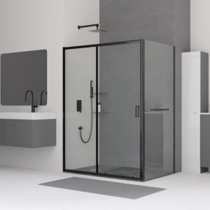 Душевой уголок RGW CL-48-1B (CL-14B + Z-060-1B) 320948140-014 140x100см чёрный