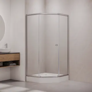 Душевой уголок RGW CL-80 81088099-11 90x90 см профиль хром стекло прозрачное