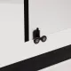 Душевой уголок RGW CL-80B 81088099-24 90x90 см профиль чёрный стекло матовое-сатинат