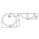 Раковина SSWW CL3022 500?415?185 Раковина SSWW CL3022 500?415?185