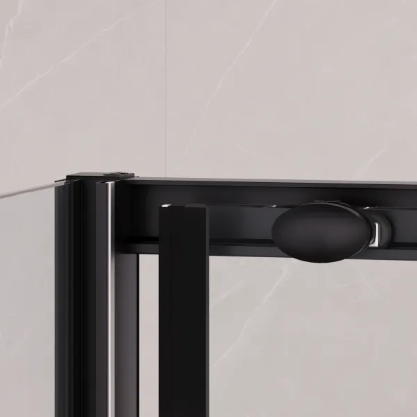 Душевой уголок RGW CL-145B 380914580-14 100x80 см профиль чёрный стекло прозрачное