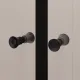 Душевой уголок RGW CL-54B NEW 38095400-14 100x100 см профиль чёрный стекло прозрачное