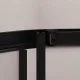 Душевой уголок RGW CL-80B 81088099-24 90x90 см профиль чёрный стекло матовое-сатинат