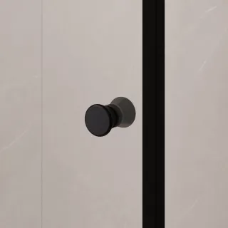 Душевой уголок RGW CL-80B 81088099-14 90x90 см профиль чёрный стекло прозрачное