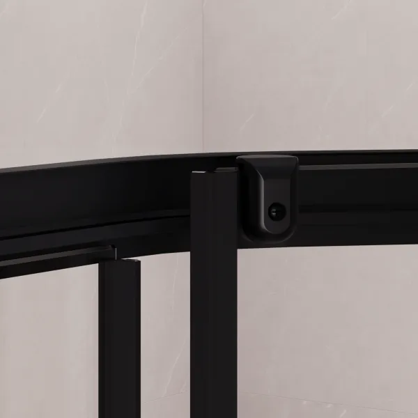 Душевой уголок RGW CL-80B 81088099-14 90x90 см профиль чёрный стекло прозрачное