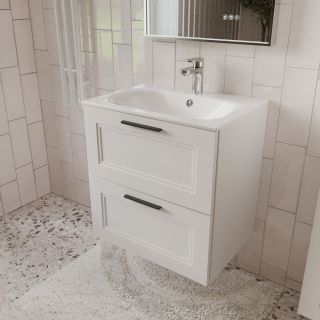 Тумба с раковиной подвесная Terminus (60см) Classik CLA10602900301O, белый