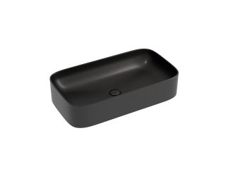 Раковина подвесная Ceramicanova Элемент (Element) CN6054MB 70 см чёрный матовый