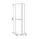 Пенал IDDIS Cloud 40см белый CLO40W0i97