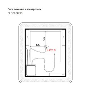 Зеркало IDDIS Cloud с LED-подсветкой 60см CLO6000i98 Зеркало IDDIS Cloud с LED-подсветкой 60см CLO6000i98