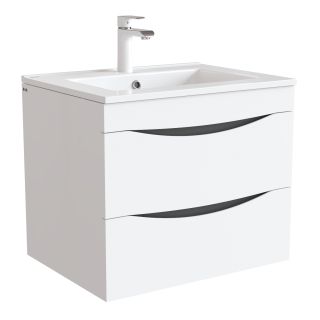 Тумба с раковиной IDDIS Cloud подвесная 60см белый CLO60W0i95K Тумба с раковиной IDDIS Cloud подвесная 60см белый CLO60W0i95K