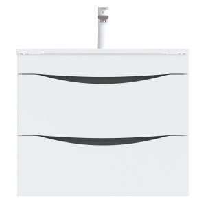 Тумба с раковиной IDDIS Cloud подвесная 60см белый CLO60W0i95K