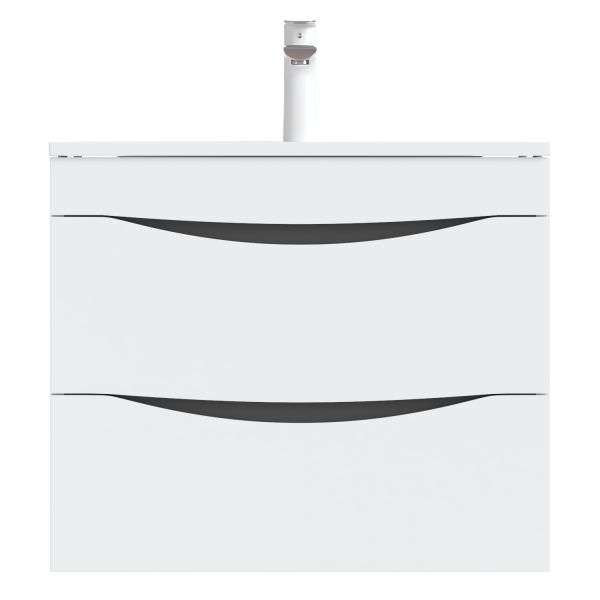 Тумба с раковиной IDDIS Cloud подвесная 60см белый CLO60W0i95K