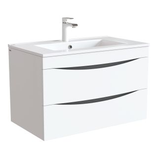 Тумба с раковиной IDDIS Cloud подвесная 80см белый CLO80W0i95K Тумба с раковиной IDDIS Cloud подвесная 80см белый CLO80W0i95K