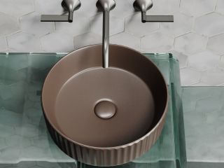 Раковина Ceramicanova Элемент (Element) CN6057MDB 36 см тёмно-коричневый матовый
