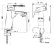 Смеситель для раковины Swedbe Olymp 1860 с гигиенической лейкой хром