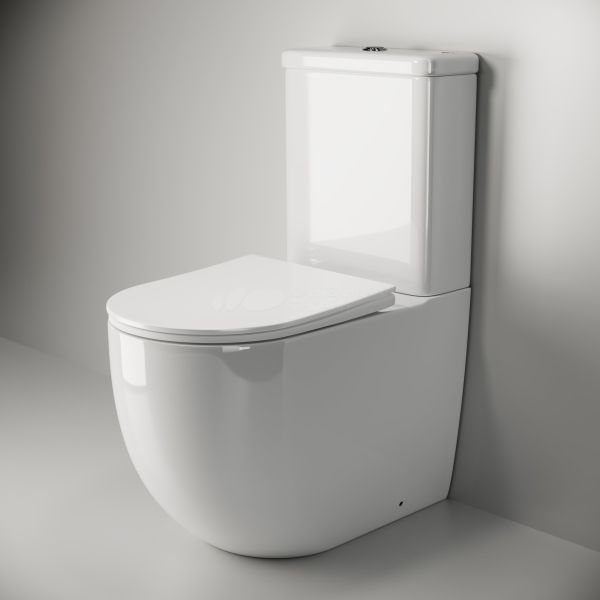CN1801-T Бачок для унитаза MIA Rimless, двойной смыв 3/6, нижняя подводка